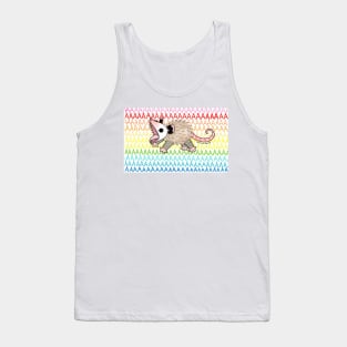 Rainbow scream Tank Top